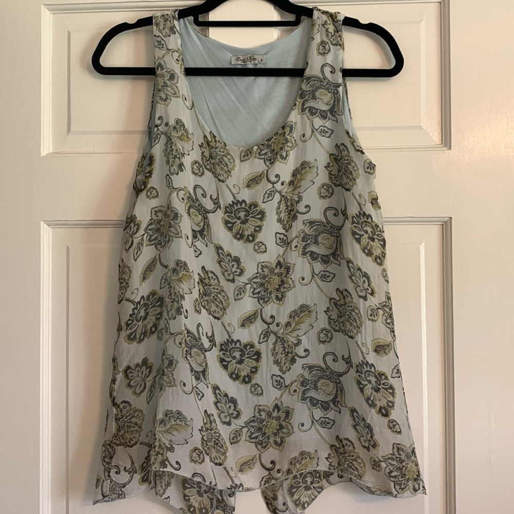 Elena Baldi made in Italy sleeveless blouse